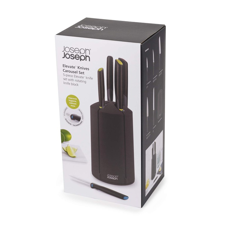 Joseph Joseph 10527 Elevate Knives Carousel Knife Set with Rotating