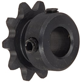 TSUBAKI H35B10FHTsubaki 35B10FH Finished Bore Sprocket, Single Strand, Inch, #35 ANSI No., 3/8" Pitch, 10 Teeth, 1/2" Bore