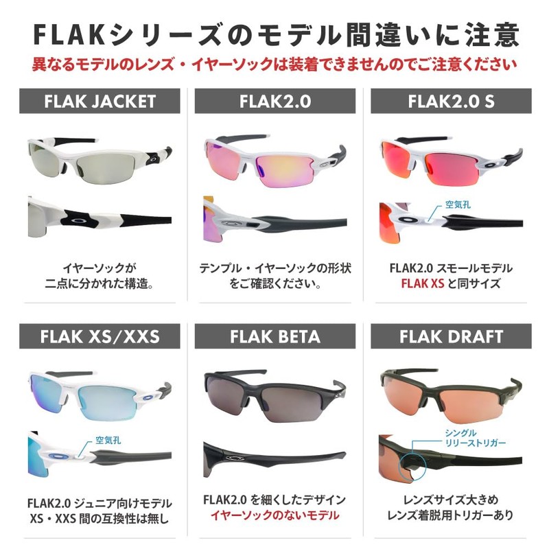 Oakley Compatible Accessory Sock Kit Flak Jacket, blue
