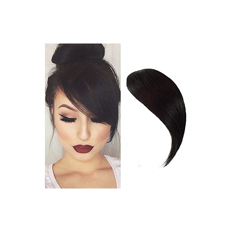 Air Side Bangs Clip in Human Hair Bangs Straight Clip