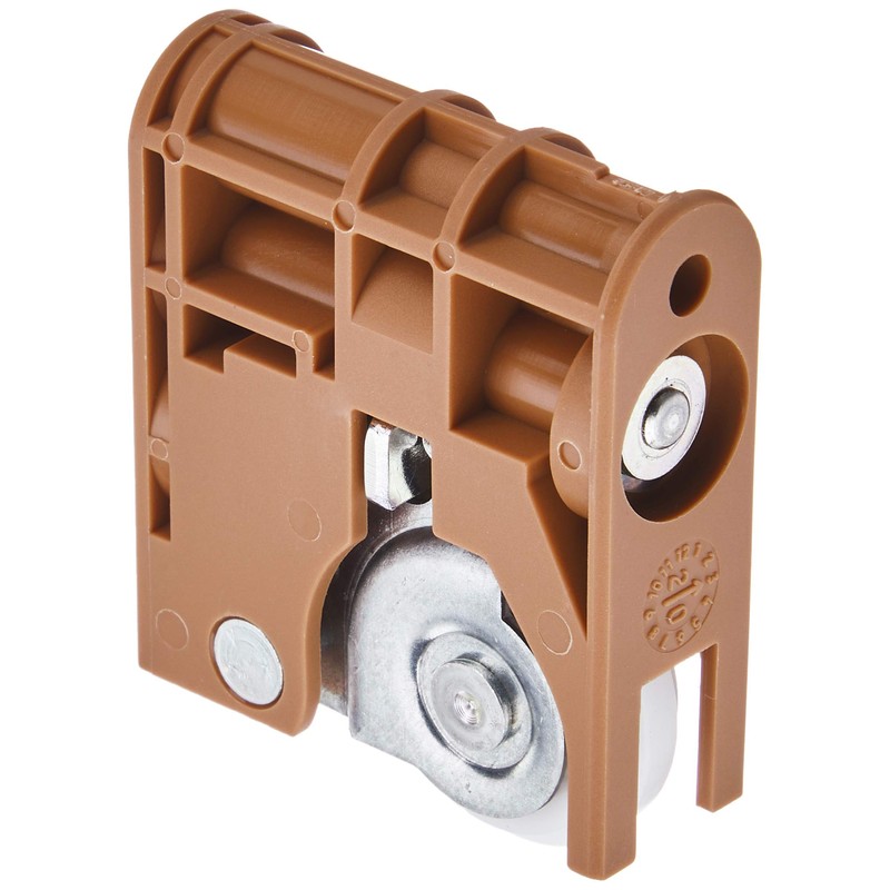 Best 0180-043 728Y Two-dimensional Adjustable Door Wheel, Y Shape, Brown