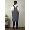 Anes p596 Women's Tunic Type Denim Like Apron, Overalls, Short,