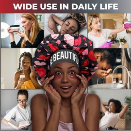 Be Beautiful extensions Discover premium silk satin sleeping bonnets designed for hair protection, moisture retention, and all-night comfort. Keep your hair healthy and frizz-free-black