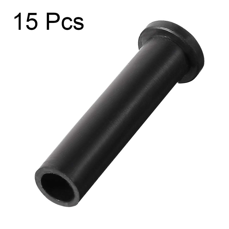 sourcing map Pack of 15 PVC Strain Relief Cable Kink