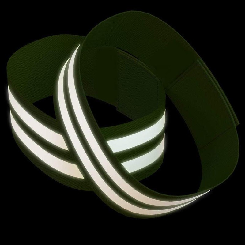 High Visibility Reflective Bands for Wrist Arm Ankle Leg Adjustable