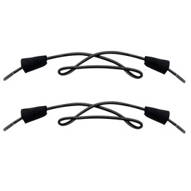 Endoto Shoelaces for Hey Dude Elastic Strings Replacement Laces Shoes(Color:Black,Size:20Inch)