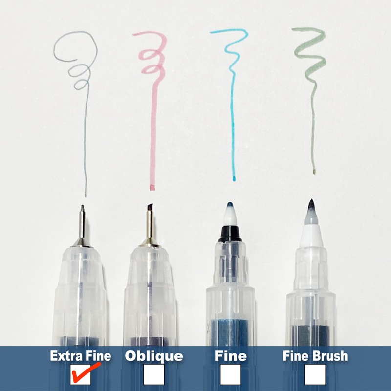 Kuretake Pen Container Empty Pen Millimeter Lead 5-piece Set ECF160-455