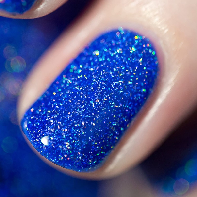 ILNP Good Vibes - Vivid Cobalt Blue Holographic Sheer Jelly