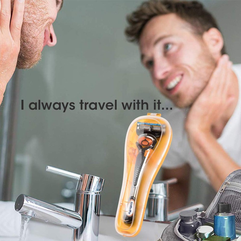Nincha Manual Razor Travel Case Portable Plastic Manual Razor Trimmer