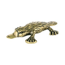 CHOVY Vintage Solid Brass Platypus Figurine - Exquisite Desk Decor for Collectors - Perfect Home or Office Accen(Platypus)