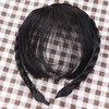 Black Front Hair Bangs Wigs Headband, Front Hair Bangs Fringe