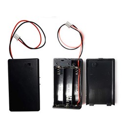 AMX3d Battery Holder – 3 AAA Battery Case with JST-PH Plug (Non-Locking) – Triple AAA Battery Holder for Arduino, Lilypad Circuits, Cosplay, Costumes and Decorations - Set of 2