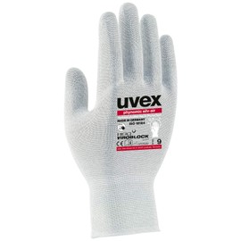 1 Pair of Uvex Phynomic Silv-Air Hygiene Gloves, Reusable Protective Gloves Against Pathogens/micro-organisms