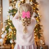 2 Pcs Satin Hair Bows, Big Silky Hair Clips for