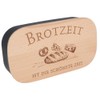 Spruchreif Plastic Lunch Box "Brotzeit" | Lunch Box with Engraving