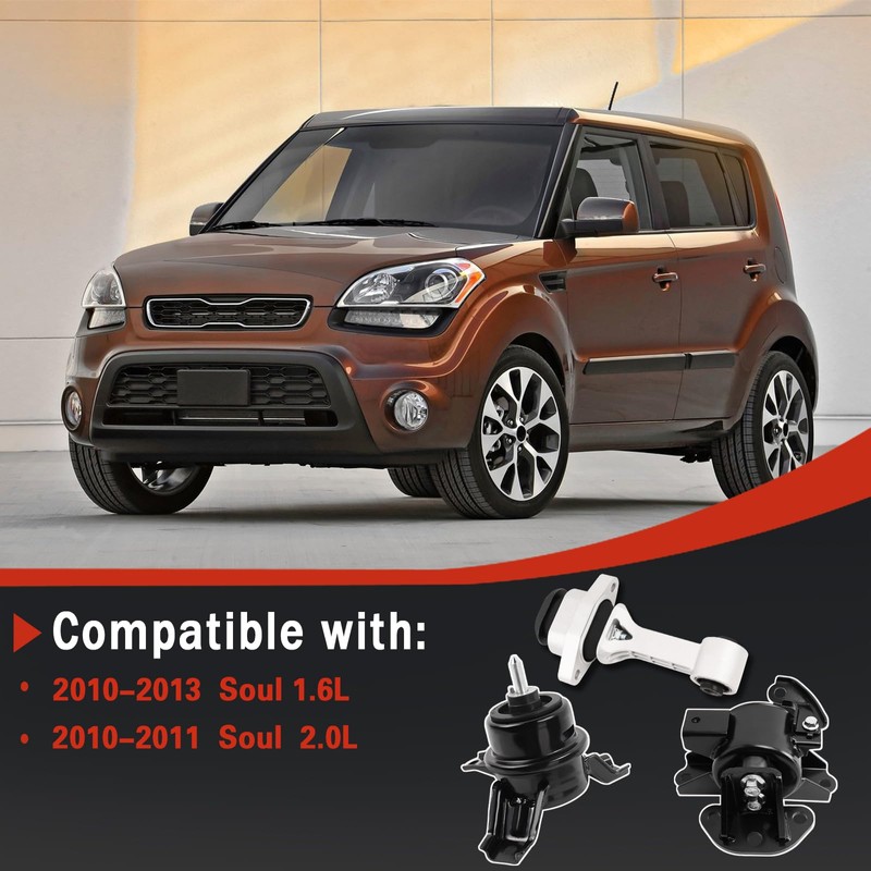 QRYIPPDM Engine Motor & Transmission Mount Compatible with 2010 2011
