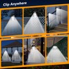 Clip on Solar Lights Outdoor with Motion Sensor, Solar Fence