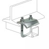 Brickyard Strut to Beam Clamp with Square U-Bolt and Nuts,