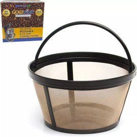 For Mr. Coffee GoldTone 8-12 Cup Coffee Filter, Set of 6 Charcoal Water Filters fits Mr. Coffee