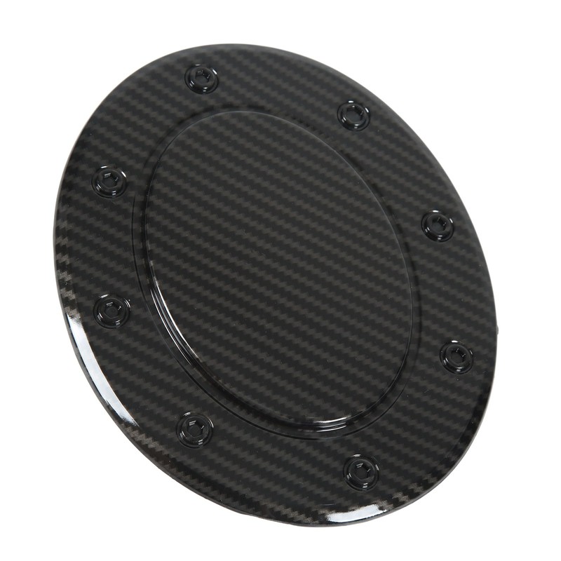 Gas Cap Cover Carbon Fiber Pattern Fuel Tank Door Cover
