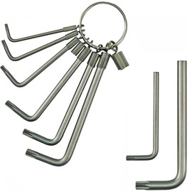 KONYO SUN UP Hex Lobe Wrench, 8 PC, Compatible with Anti-Fiddling Screws