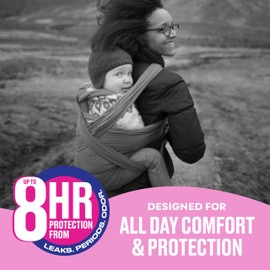 Carefree Maxi Pads for Women, Super/Long Pads With Wings, 112ct (4 Packs of 28ct) | Carefree Pads, Feminine Care, Period Pads & Postpartum Pads | 112ct (4 Packs of 28ct)