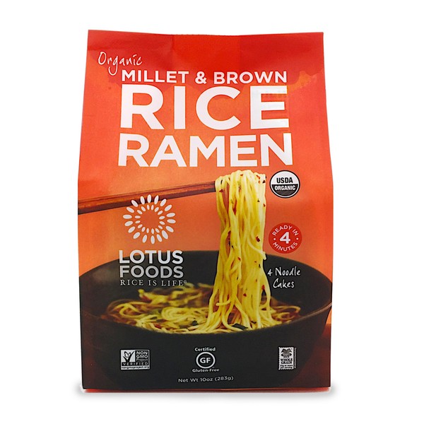Lotus Foods Organic Millet and Brown Rice Ramen Noodles -