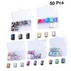 IWOWHERO 50 Rolls Nail Foil Transfer Stickers DIY Nail Art