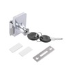 uxcell Glass Cabinet Door Lock, for Hinged Glass Display Case