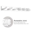 Ralbay Modern LED Bathroom Vanity Lights 6 Lights Acrylic Stainless