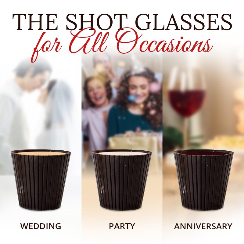 Lang's Chocolates – Dark Chocolate Shot Glasses – Dairy Free