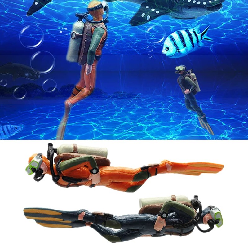 JLEivvi 2 Pack Fish Tank Decorations Creative Floating Aquarium Accessories