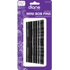 Diane Mini Bob Pins, Black, 1.5 Inch, 60 Count