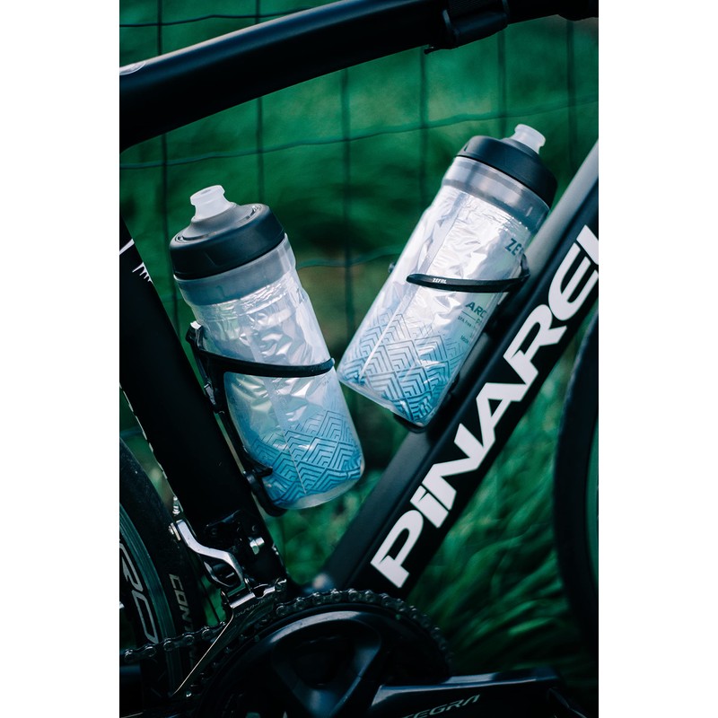 Zefal 1667 Insulated Drink Bottle, ARCTICA PRO 55, Silver/Blue, 19.7