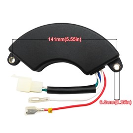 YGQ Generator AVR Automatic Voltage Regulator for 5000 Thru 9500 Watt Predator Champion Generac 0H2579B & Brushs