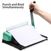 OFFNOVA Binding Machine, 21-Hole 450 Sheets Paper Comb Punch Binder
