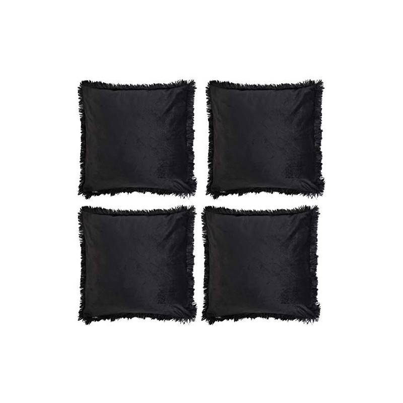 Adore 4 x Super Soft Faux Fur Cushion Cover Covers
