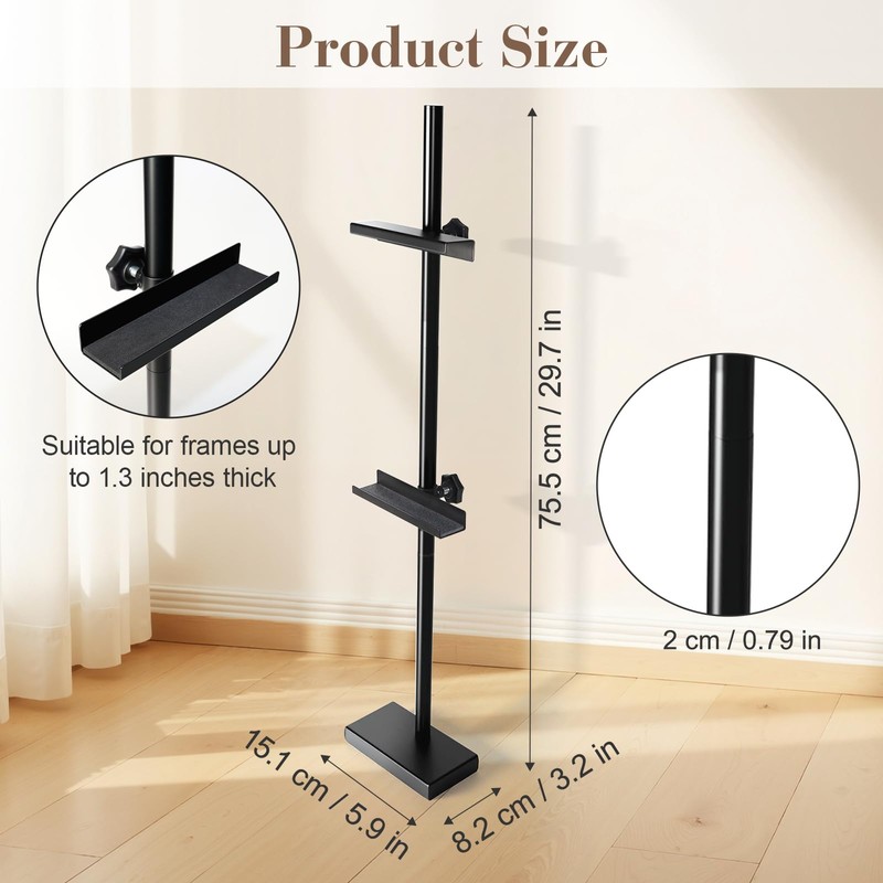AZEAM Tabletop Easel Stand,Adjustable Poster Stand for Frames up to