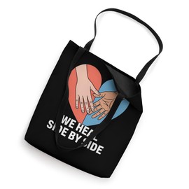 We Heal Side By Side Mental Health Peer Support Coach Tote Bag