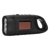 Hand Crank Solar Powered Flashlight Emergency Rechargeable LED Flashlight Self