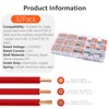XALXMAW 32Pcs Lever Wire Connectors, DIY Mini Compact Splicing Assortment
