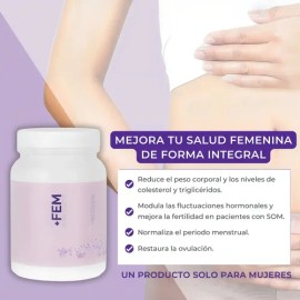 Inositol Polvo Dekos FEM 150g Sabor Naranja con Metilfolato y Vitamina D3                                                                             