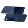 Jouray 4 Pcs Black 4x4 Deck Post Caps & Tie