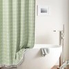 Extra Long Boho Shower Curtain Tassel Shower Curtain Set with