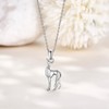 JERWLI Greyhounds Gifts 925 Sterling Silver Greyhounds Pendant Necklace Greyhounds