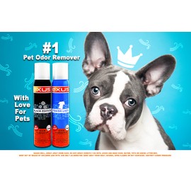 Exus Odor Eliminator & Air Freshener Spray For Strong Odors, Use for house, car, bathrooms, Kitchen, office. Strong Air freshener. 3. - 0.7 Oz. (New Car 3 pack)