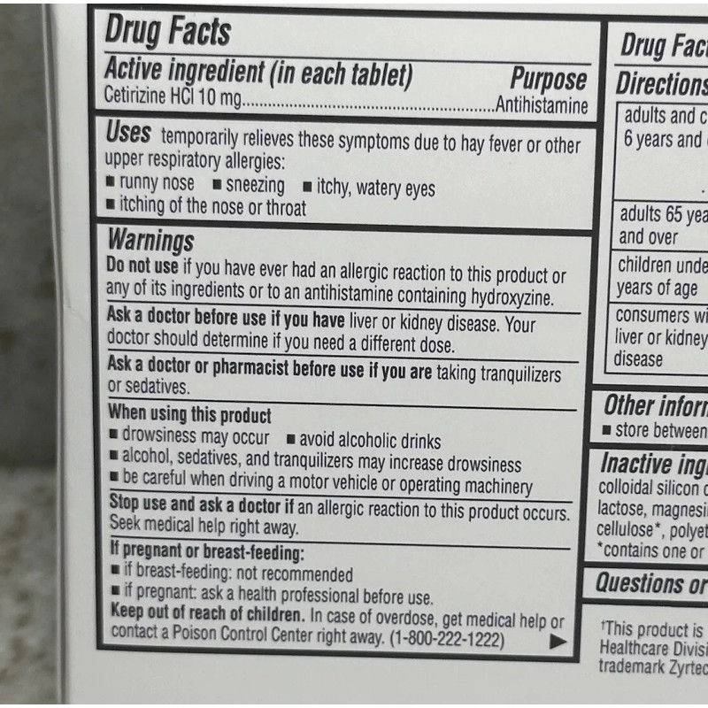 Ready Incase ValuHealth All Day Allergy Relief/Indoor/