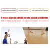 Keenso Neoprene Hand Shuttlecock, Beach Entertainment Indiaca Featherball Hand Badminton