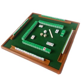 Mahjong Junk Mat, Mini Mahjong, Mahjong Tiles, Portable, Foldable, Mahjong Tiles Set, Portable, Mahjong, Games, Mahjong Mat Set, For Beginners, Home Use