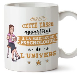 Mugffins (Taza en francés) Psicólogo 350 ml mejor del universo